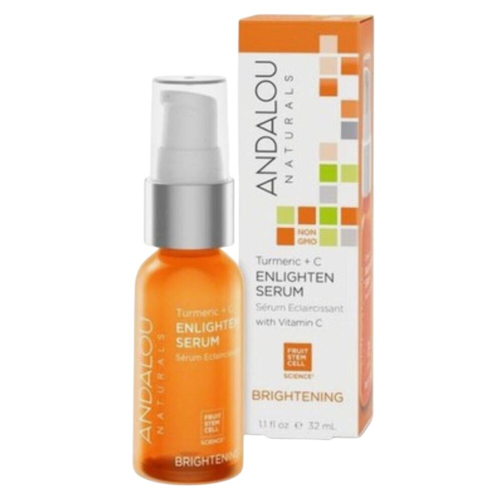 Andalou Naturals Turmeric + C Enlighten Serum 32mL Vitamin C NIB